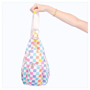New Katydid Colorblock Pastels Convertible Sling Crossbody Backpack